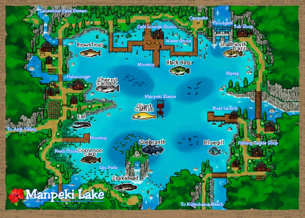 Legend of the Master Baiter - Fishing Maps